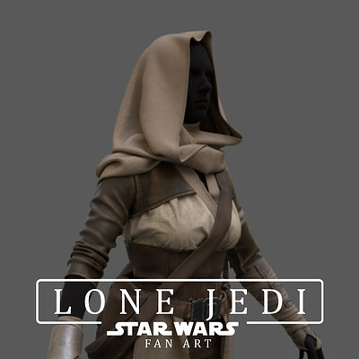 Lone Jedi - Star Wars Fan Art - Clothes
